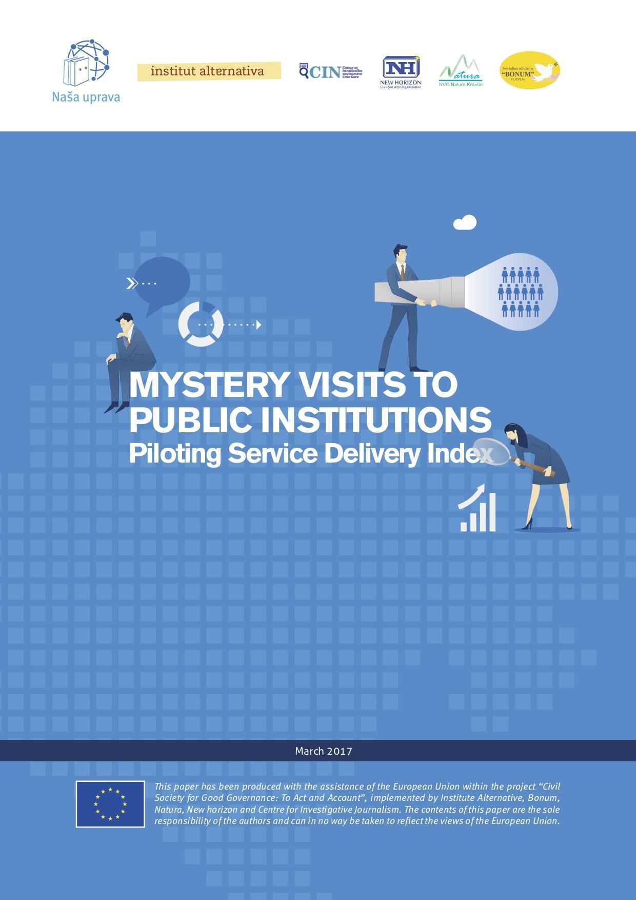 Mystery visits to public institutions